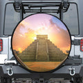 Mayan Civilization Print Tire Cover