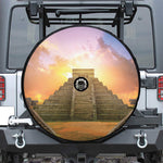 Mayan Civilization Print Tire Cover With Camera Hole