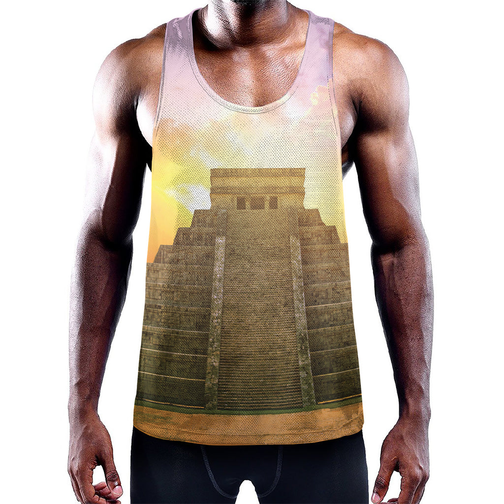 Mayan Civilization Print Training Tank Top