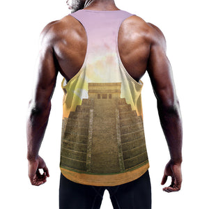 Mayan Civilization Print Training Tank Top