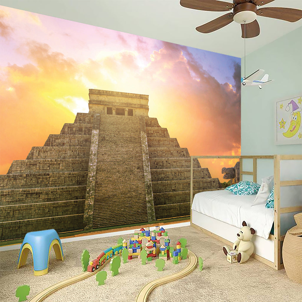 Mayan Civilization Print Wall Sticker