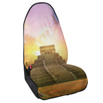 Mayan Civilization Print Waterproof Car Seat Cover