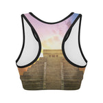 Mayan Civilization Print Women's Sports Bra