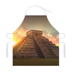 Mayan Pyramid Print Adjustable Apron