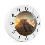 Mayan Pyramid Print Alarm Clock