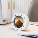 Mayan Pyramid Print Alarm Clock