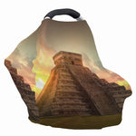 Mayan Pyramid Print Baby Seat Cover