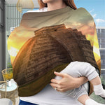 Mayan Pyramid Print Baby Seat Cover