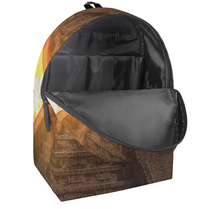 Mayan Pyramid Print Backpack