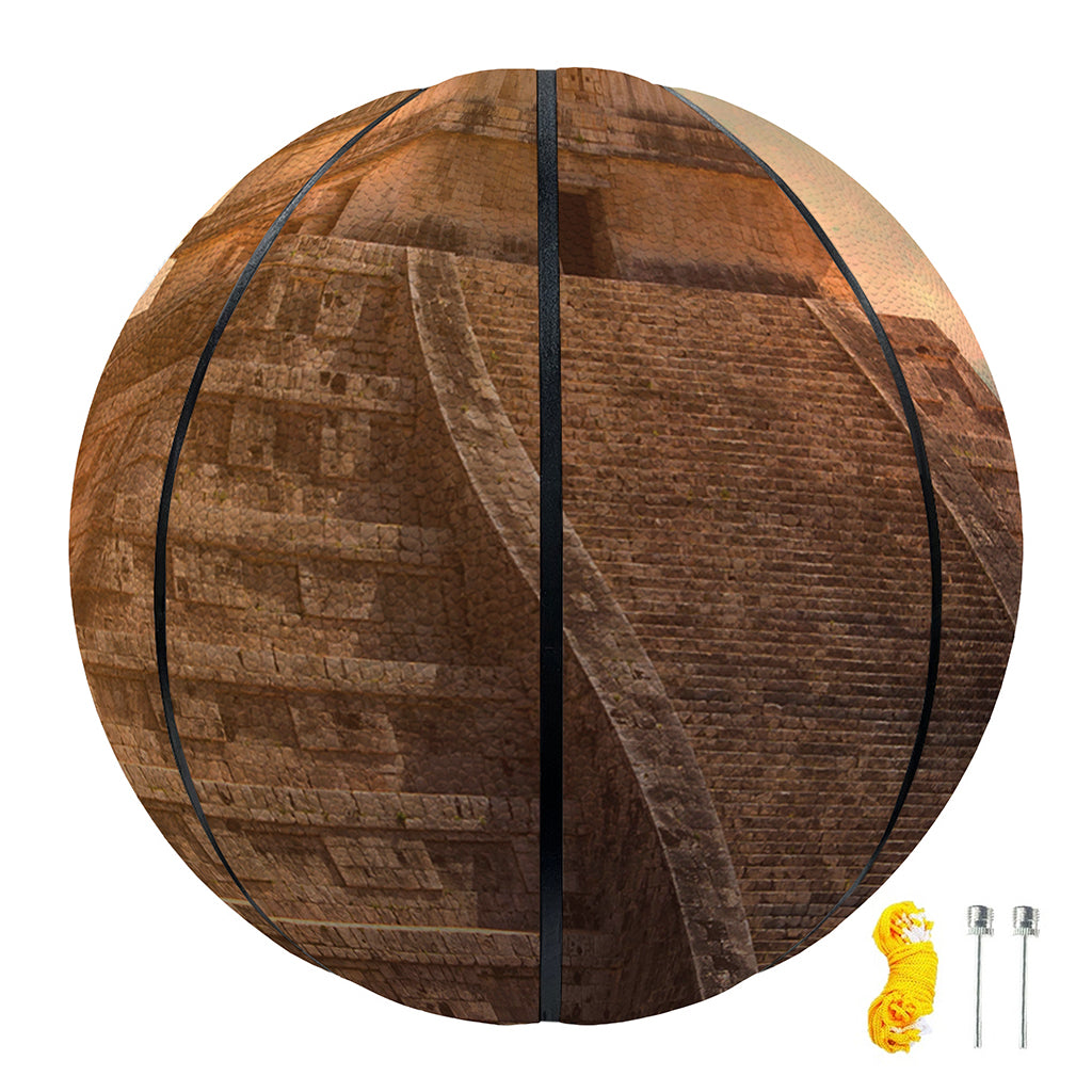 Mayan Pyramid Print Basketball
