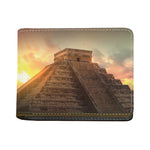 Mayan Pyramid Print Bifold Wallet