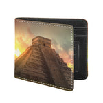 Mayan Pyramid Print Bifold Wallet
