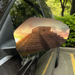Mayan Pyramid Print Car Side Mirror Covers