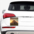 Mayan Pyramid Print Car Sticker