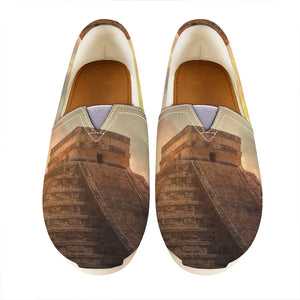 Mayan Pyramid Print Casual Shoes