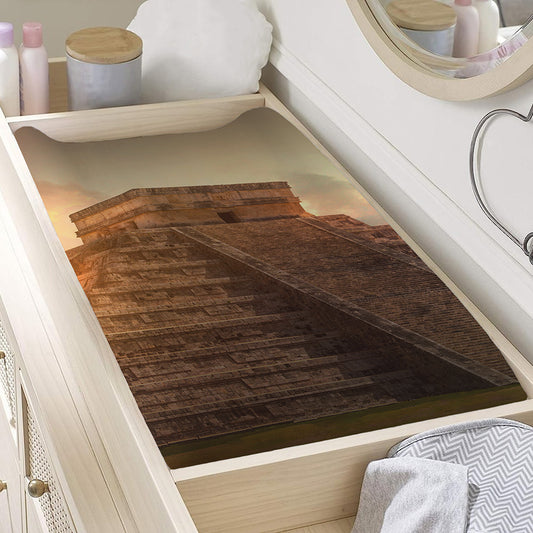 Mayan Pyramid Print Changing Pad Cover