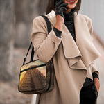 Mayan Pyramid Print Double Strap Bible Bag