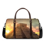 Mayan Pyramid Print Duffle Bag