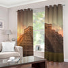 Mayan Pyramid Print Grommet Curtains