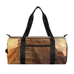 Mayan Pyramid Print Gym Bag
