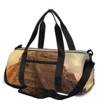 Mayan Pyramid Print Gym Bag