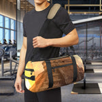 Mayan Pyramid Print Gym Bag