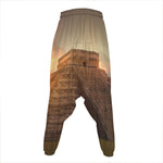 Mayan Pyramid Print Hammer Pants