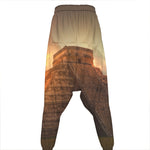 Mayan Pyramid Print Hammer Pants