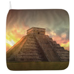 Mayan Pyramid Print Hand Towel