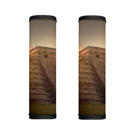 Mayan Pyramid Print Handle Covers