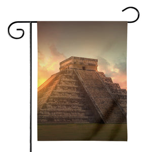 Mayan Pyramid Print House Flag