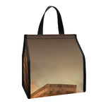 Mayan Pyramid Print Insulated Lunch Tote