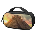 Mayan Pyramid Print Insulin Cooler Travel Case