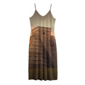 Mayan Pyramid Print Jersey Midi Cami Dress