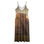 Mayan Pyramid Print Jersey Midi Cami Dress