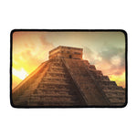 Mayan Pyramid Print Kitchen Mat