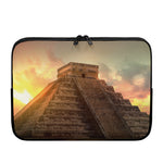 Mayan Pyramid Print Laptop Sleeve