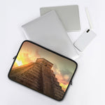Mayan Pyramid Print Laptop Sleeve