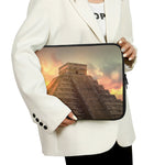 Mayan Pyramid Print Laptop Sleeve