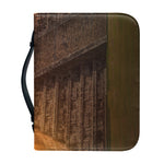Mayan Pyramid Print Leather Bible Cover