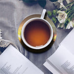 Mayan Pyramid Print Leather Coaster Set