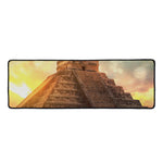 Mayan Pyramid Print Long Kitchen Mat