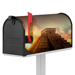 Mayan Pyramid Print Mailbox Cover