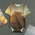 Mayan Pyramid Print Men's Bodysuit