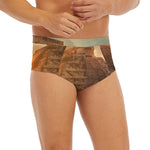Mayan Pyramid Print Men's Briefs