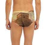 Mayan Pyramid Print Men's Briefs