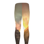 Mayan Pyramid Print Men's leggings