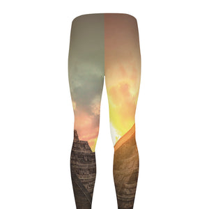 Mayan Pyramid Print Men's leggings