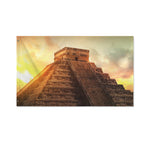 Mayan Pyramid Print Polyester Flag