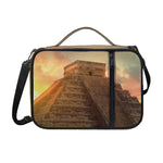Mayan Pyramid Print Shoulder Strap Bible Bag